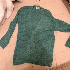 ZARA teal CARDIGAN